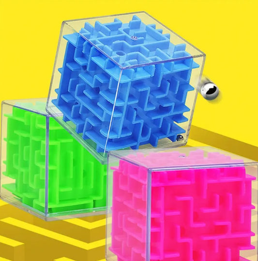 3D Three-Dimensional Labyrinth Cube لعبة متاهة الكرة ثلاثية الأبعاد للأطفال